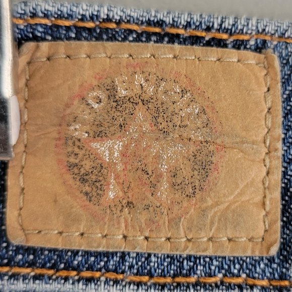 Red Engine Ruby Distressed Jeans Size 28 - Picture 9 of 14